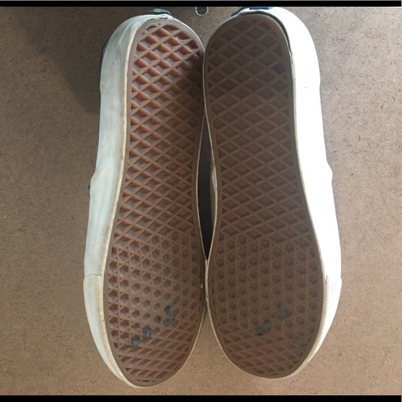 Vans Classic Slip-On Grey Glitter Shoes - Picture 6 of 8